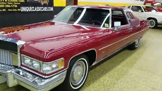 1975 cadillac coupe deville for sale