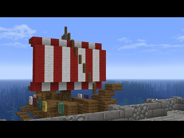 Minecraft Longship Viking Langskip Minecraft