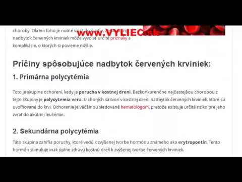 Video: Sekundárna Polycytémia: Príčiny, Liečba, Príznaky A ďalšie