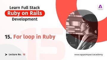 For Loop in Ruby