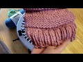 Knitting Machine Hat tutorial Long Version
