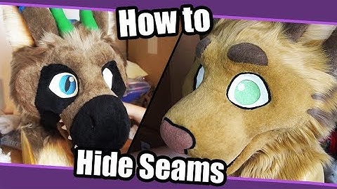 //Fursuit Making Tip #4// Hide Seams On Fursuit Head With A Foam Base