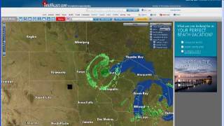 Radar Anomaly Outburst. Duluth Minnesota. September 28 2011