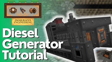 Diesel Generator Full Tutorial - Immersive Engineering
