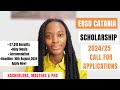 ERSU CATANIA SCHOLARSHIP 2024 CALL FOR APPLICATIONS| FULLY FUNDED SCHOLARSHIPS IN ITALY
