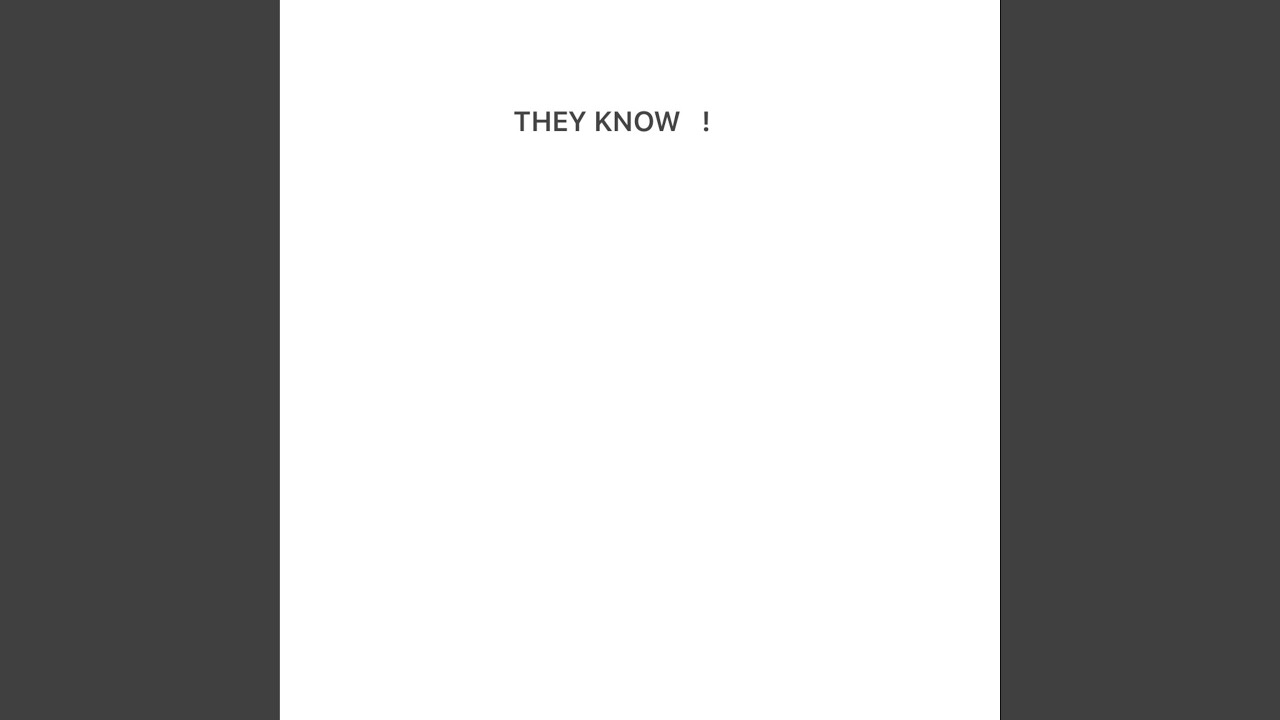 Watch THEY KNOW on YouTube Watch THEY KNOW on YouTube