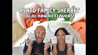 Asato Family Sherbet: Local Hawaii Flavors!! Sherbert Flavors