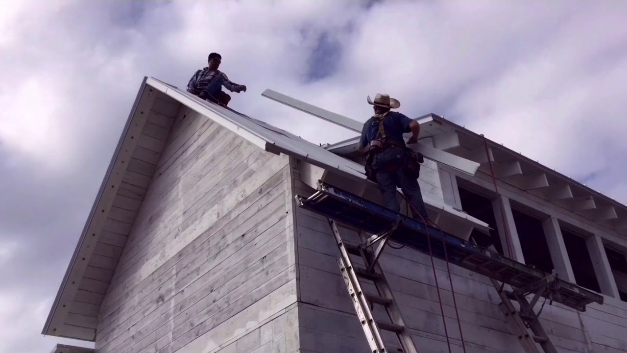 Trevathan Goat Metal Roof on the House