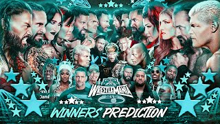 WWE Wrestlemania 40 Winners Prediction V3