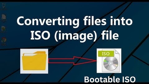 Easy Way to Create ISO Image File from Files/Folders | How to Make Bootable ISO from Windows folder