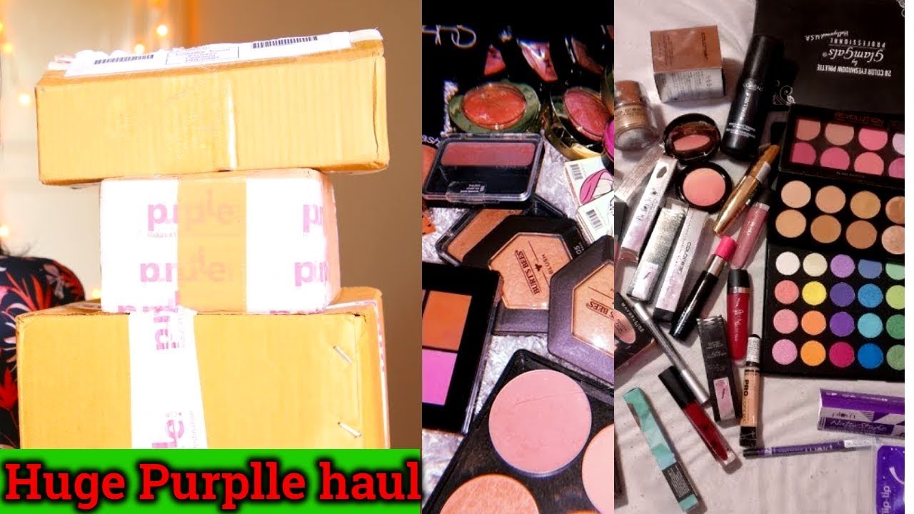 Huge purplle make up haul|Affordable Makeup India haul|Holi purplle makeup sale|