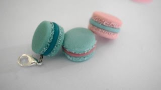Macaron Charm Tutorial, Miniature Polymer Clay Tutorial