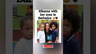 Rihanna With Her Sons