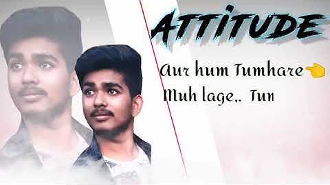 New Attitude Whatsapp status video editing in kinemaster | whatsapp status kaise banaye