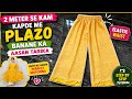 ✨2 Meter Se Kam Kapde Me Simple Plazo Cutting & Stitching Tutorial | 🧵🌸 #plazocuttingnstiching