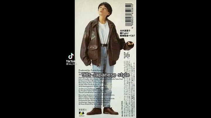 90s Japanese style                           (TIKTOK)