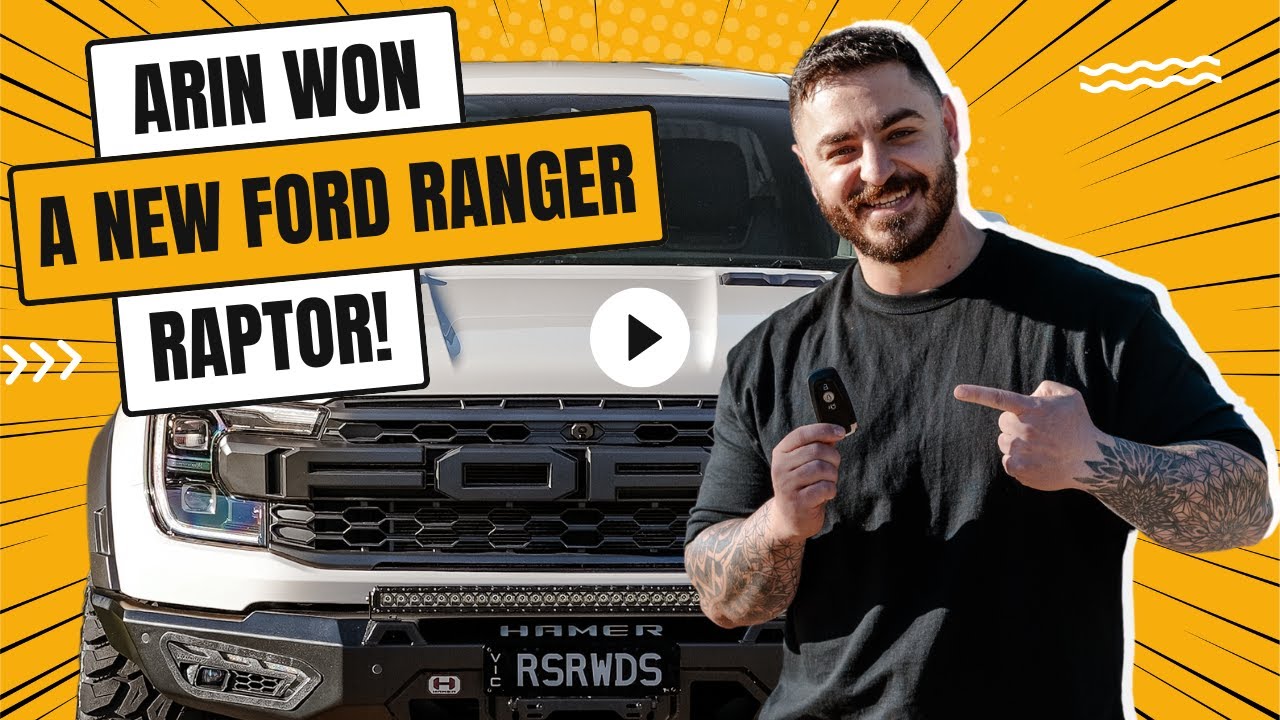 🤯 Arin won a new Ford Ranger Raptor! | RS Rewards Car Giveaway Winner ...