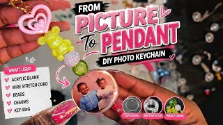 📸 From Picture to Pendant | DIY Photo Keychain
