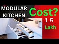 Modular Kithen Best Design! 2025 Modular Kitchen Cost!Kitchen With Acrylic Sheet