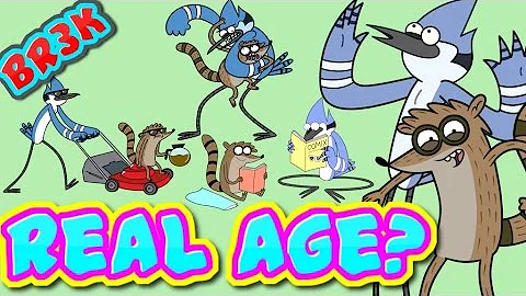How old are Mordecai and Rigby at the end of regular show?
