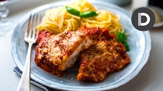 Also known as chicken parmigiana, this is american italian at its
best! a really great quick and easy dinner recipe! get the recipe
here: http://bit.ly/donal...