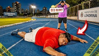 S.O.S 🚨 PRIMEIRA VEZ QUE ELE FEZ ESPORTE NA VIDA !!!