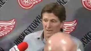 WATCH LIVE: Mike Babcock's final news conference as Red Wings Coach