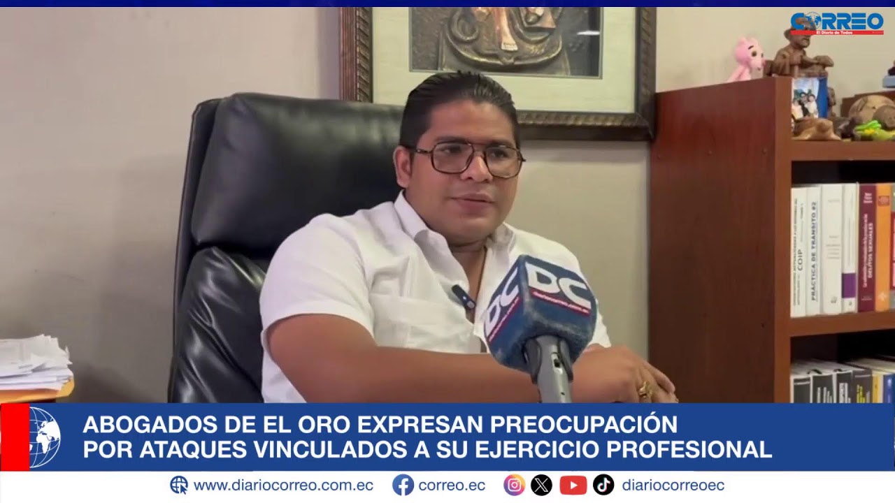 Abogados de El Oro expresan preocupación por ataques vinculados a su ejercicio profesional