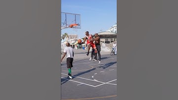 Michael Jordan and Bugs DESTROYING Hoopers 2v2 Park Takeover IRL