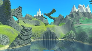 New Voxel World with Minecraft Textures