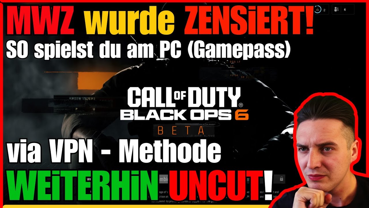 Call Of Duty Black Ops Uncut Spielen Call of Duty Weiterhin UNCUT Spielen (PC VPN Methode) | MWIII Zombies