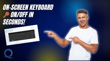 How to Turn On/Off On-Screen Keyboard in Windows | Easy Tutorial 💻