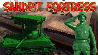 Epic Sandpit Fortress ! Army Men of War - Episode 32