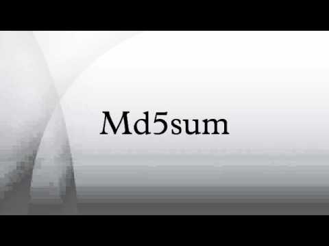 Md5sum