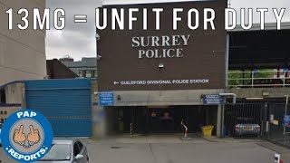 Surrey PC sacked for having 13mg of alcohol per 100ml of breath