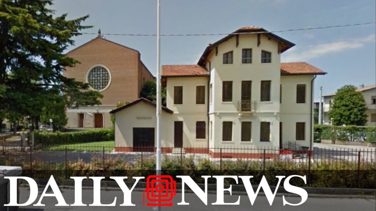 newspaper mockup Italian Catholic priest accused of hosting orgies in church rectory and pimping out up to 15 women