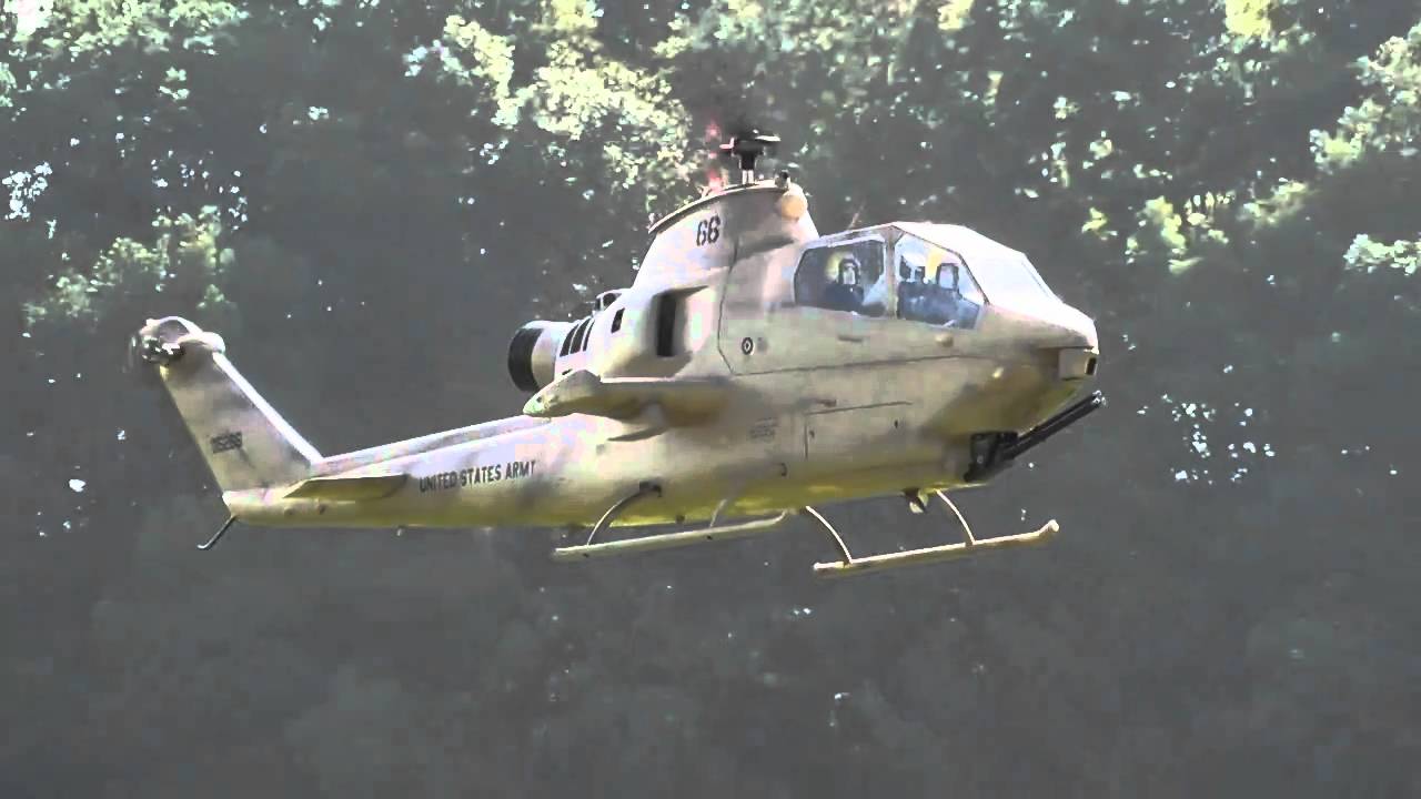 RC Modellhubschrauber Cobra AH 1F Turbine 2 Meter YouTube