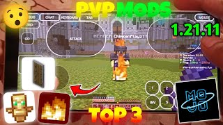 TOP 3 Best PVP Mods 😯 | Mojo Launcher 1.21.11🔥 | Minecraft Java Edition Mobile screenshot 2