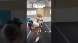 day of camp for code black - White Lies theme! #whitelies #triplecathletics #cheer #cheercamp