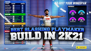 MOST OVERPOWERED SLASHER BUILD in NBA2k21! BEST SLASHING PLAYMAKER w/CONTACT DUNKS & PRO DRIBBLES!