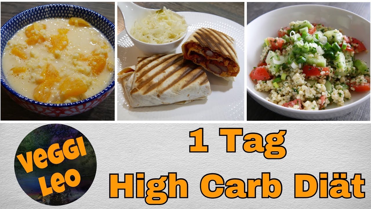 High Carb Diät | Was ich an einem Tag gegessen habe