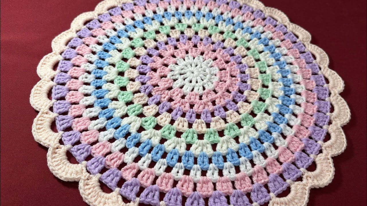 Centro de Mesa o Mantelito Individual paso a paso a crochet 🧶