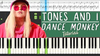 🎹 Dance Monkey PIANO TUTORIAL - Tones and I (How To Play)