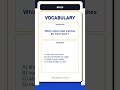 Vocabulary Builder | Which option best matches the word 'keen'? A) shy a… | English Words Practice