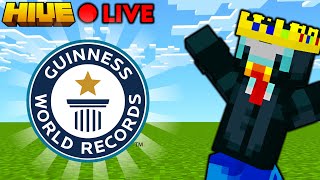 Hive Live But Getting World Records With YOU!!! (CS'S, PARTIES, AND WINSTREAKS)