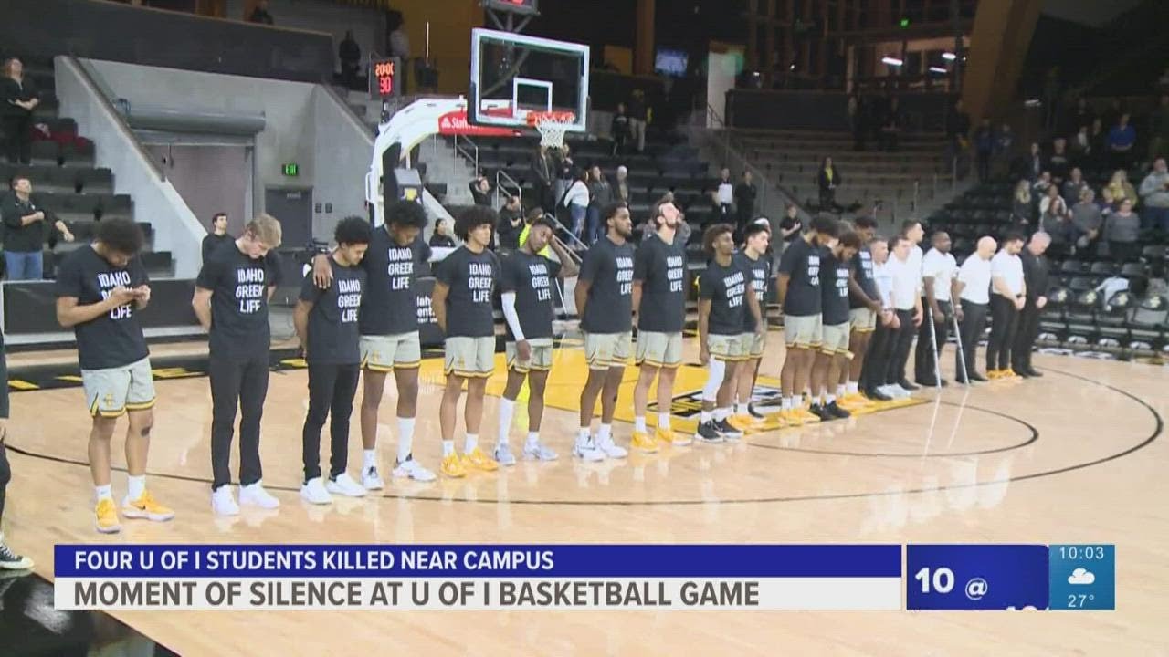 Idaho Vandals basketball holds moment of silence for 4 students ...