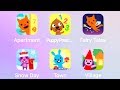 Sago Mini Apartment,Puppy Preschool,Fairy Tales,Snow Day,Town,Village