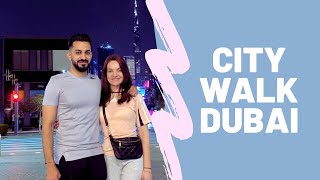 City Walk Dubai at night-ستى ووك دبى 2021