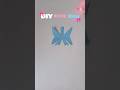 Diy cute bow / paper bow diy #shortvideo #bow #paper #cutebow #paperbow #homemade