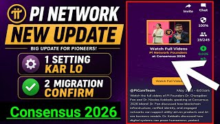 Pi Network New Update/Pi Coin 2nd Migration/Pi Coin Price Prediction/Pi Network Consensus Update/#pi